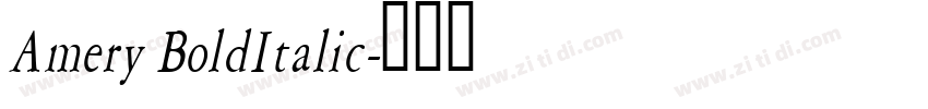 Amery BoldItalic字体转换 Amery BoldItalic字体转换